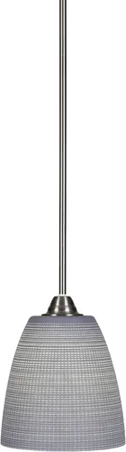 Miniatura 19 de Toltec Lighting Paramount - Mini colgante de 1 luz en acabado negro mate con cristal de arte perla de 7 pulgadas y estilo negro