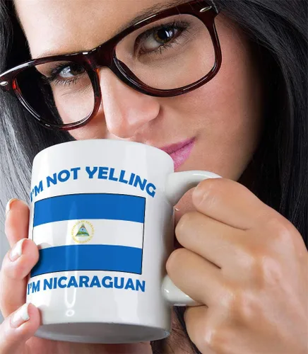 Miniatura 5 de Taza de té de café con texto en inglés "I'M Not Yelling I Am Nicaraguan Nicaraguans Nicaraguans - Taza de té para Navidad, regalo de Hanukkah