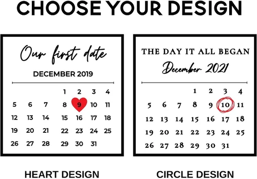 Miniatura 4 de Regalo de Calendario Personalizado - Recuerdo Romántico, Regalos de Boda, Regalo para Él, Regalo de Aniversario, Regalo para Parejas, Regalos