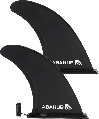 Miniatura 15 de Abahub Aleta central única SUP de 9/10 pulgadas con 1 tornillo de aleta sin herramienta, aletas de repuesto de SUP reforzadas con fibra de vidrio