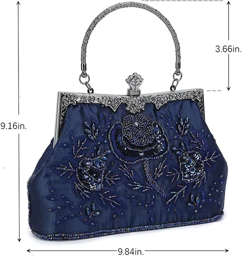 Miniatura 5 de Bolsos de mano de boda para mujer con lentejuelas