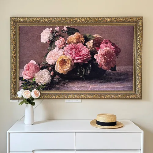 Miniatura 11 de Elegante marco de TV de estilo vintage compatible SOLO con Samsung The Frame TV