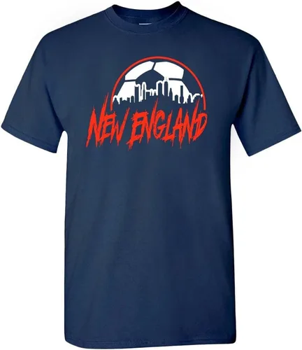 Miniatura 5 de Xtreme Apparrel Camiseta Team City Skyline para los aficionados al fútbol New York - Camisa azul marino