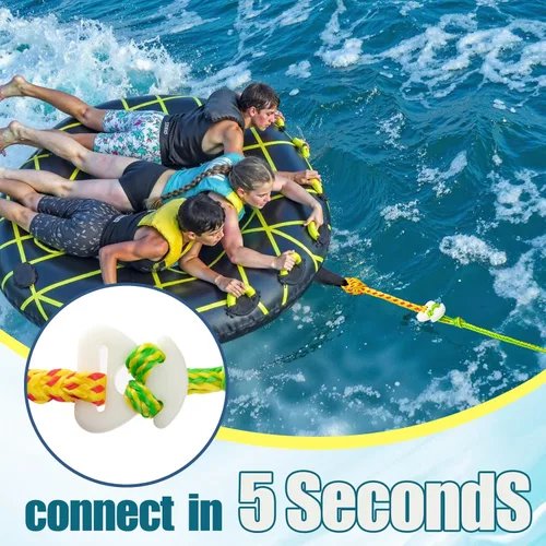 Miniatura 3 de Conector rápido de cuerda remolcable remolcable de barco, tubo remolcable de agua para tubos, esquí, wake boarding con Seadoo, moto acuática