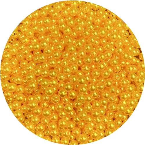 Miniatura 36 de 400 cuentas de perlas de satén de 0.315 pulgadas (0.315 in) redondas sueltas de plástico para hacer joyas, aretes, pulseras, collares, llaveros