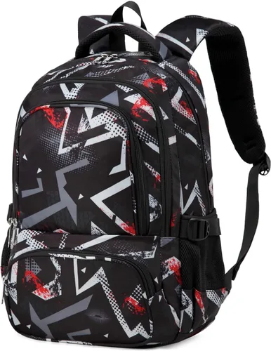 Miniatura 9 de BLUEFAIRY Mochilas para niños y niñas, bolsas de escuela primaria, bonitas bolsas de libros, A-gris, L, Moda