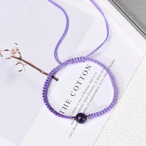 Miniatura 3 de Zodiac Bracelet 12 Constellation Sign Bracelet for Women Natural Crystal Healing Bracelet Birthstone Bracelet Jewelry Birthday Gift for Lovers
