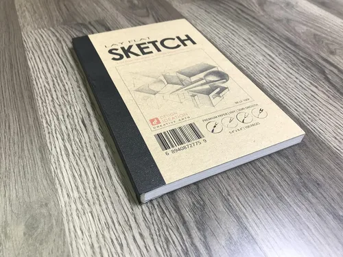 Miniatura 3 de Design Ideation Lay Flat - Cuaderno de bocetos multimedia. Cuaderno de bocetos extraíble para lápiz, tinta, marcador, carbón y pinturas de acuarela.