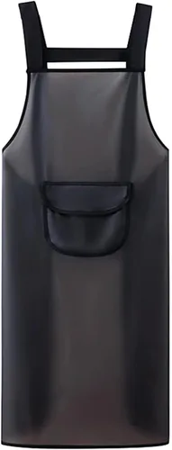Miniatura 8 de Delantal de cocina impermeable y a prueba de aceite, ligero, de secado rápido, delantal de carnicero unisex para picnics
