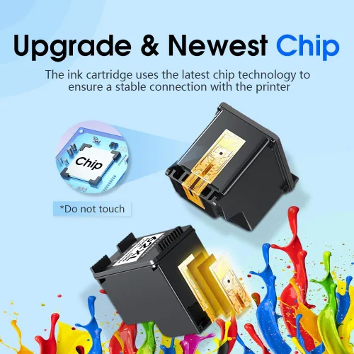 Miniatura 6 de 62XL - Cartuchos de tinta negros y colores de alto rendimiento compatibles con HP Ink 62 62xl cartucho de tinta apto para impresora HP Envy 5660