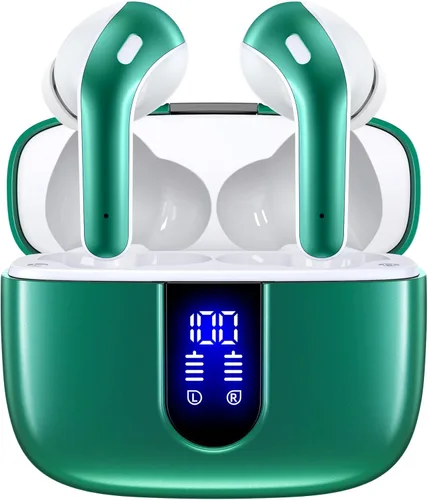 Miniatura 10 de TAGRY Bluetooth Headphones True Wireless Earbuds 60H Playback LED Power Display Earphones with Wireless Charging Case IPX5 Waterproof in-Ear Ear