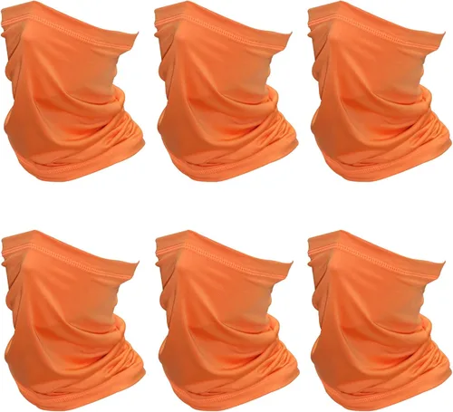 Miniatura 19 de SHEVERCH Paquete de 6 polainas para el cuello, máscara facial, protección solar, máscara facial refrescante, resistente al viento, a prueba