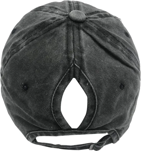 Miniatura 5 de MANMESH HATT Camping Hair Don't Care Ponytail Hat Vintage Washed Distressed Baseball Dad Cap for Women