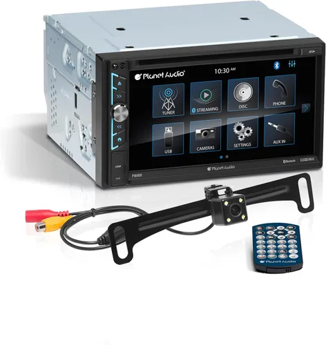 Miniatura 5 de Planet Audio Estéreo multimedia para automóvil P695MB - A-Link (espejo de pantalla), audio y llamadas Bluetooth, pantalla táctil LCD de 6.95