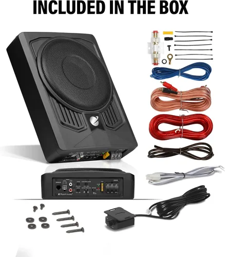 Miniatura 5 de Planet Audio P8AWK Subwoofer para Automóvil Alimentado de Perfil Bajo de 8 Pulgadas Bajo el Asiento - 800 Watts de Alta Potencia, Amplificador
