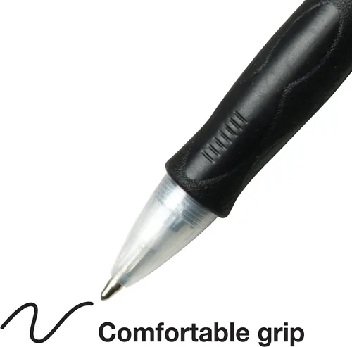 Miniatura 5 de BIC Velocity - Bolígrafo retráctil, punta media (0.039 pulgadas), negro, 36