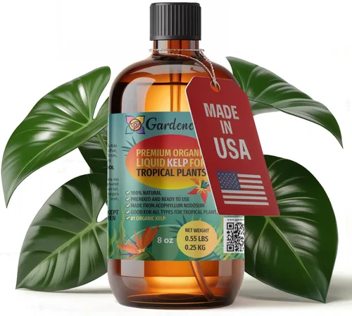 Miniatura 30 de GARDENERA Superalimento orgánico prémium de algas marinas y algas marinas para plantas AGLAONEMA, 8 onzas, concentrado de fertilizante líquido