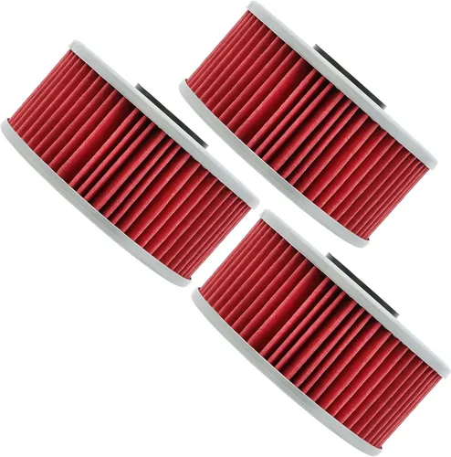 Miniatura 4 de Caltric Paquete de 3 filtros de aceite compatibles con Yamaha 600 Fz600 Fz-600 Fzr600 1986-1990