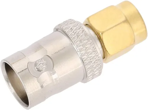 Miniatura 9 de Adaptador coaxial SMA macho a BNC hembra, adaptador coaxial RF, conector coaxial SMA a BNC macho hembra (todo cobre)