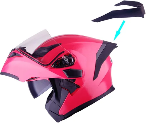 Miniatura 14 de 1Storm Casco modular de cara completa para motocicleta con doble visera abatible y protector solar: HB89 Flecha Azul