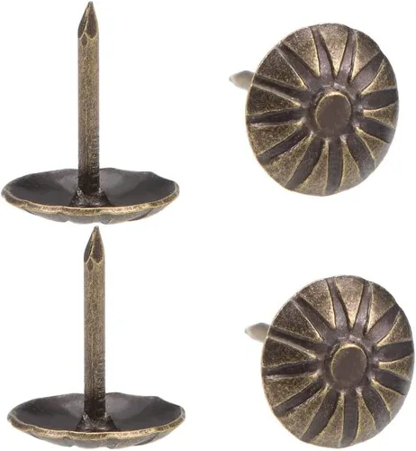 Miniatura 10 de 5 piezas de herramientas de tachuelas para tapicería, martillo de tapicería de doble cara con 2 cabezas de goma de repuesto, elevador de tachuelas