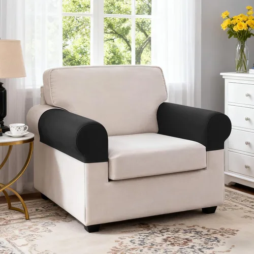 Miniatura 40 de TAOCOCO Fundas de Cojines de Sofá Elásticas Fundas de Asiento de Silla para Sillón, Fundas de Asiento de Sofá de 1 Pieza Protector de Muebles Suave