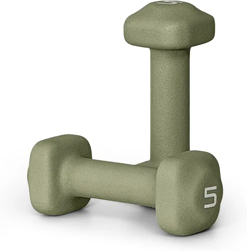 Miniatura 27 de Tone Fitness Pares de Mancuernas de Pesas de Neopreno con Cabeza Cuadrada Antirrodamiento Múltiples Opciones Azul