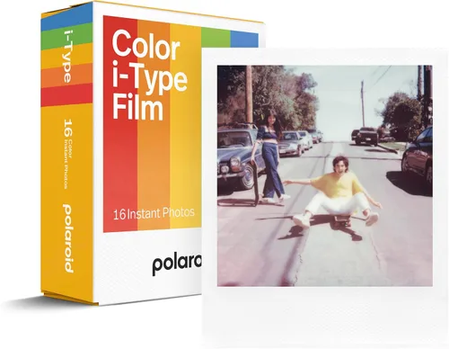 Película Polaroid Color para I-Type, paquete doble, 16 fotos instantáneas a color (6009)