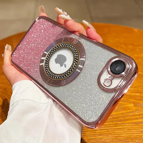 Miniatura 260 de Misscase Funda magnética con purpurina para iPhone 11 compatible con MagSafe, protección completa, delgada, a prueba de golpes, antiarañazos