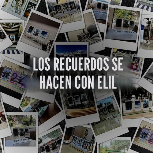 Miniatura 7 de Elil Marco de fotos acrílico de 5 x 7 pulgadas, pantalla flotante azul Polaroid Fujifilm Instax de 8.3 x 7.6 pulgadas, con capacidad para fotos de 5