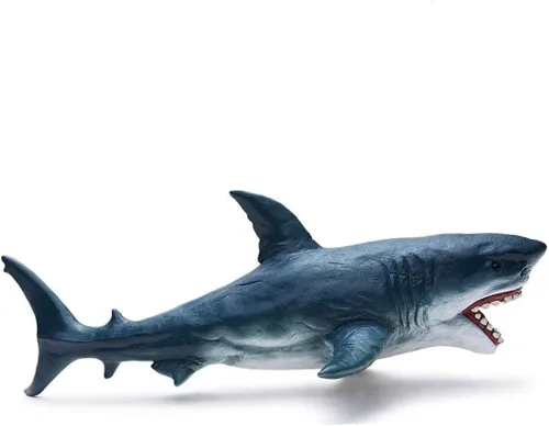 Miniatura 4 de Gemini&Genius Great White Shark Hammerhead Shark Toy Set – Figura de acción de animales marinos modelo océano conjunto de juguetes – 10 pulgadas