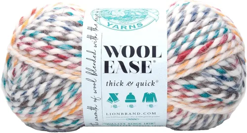 Miniatura 31 de Lion Brand Yarn - Ovillo de lana Wool-Ease Thick & Quick color fuerza aérea