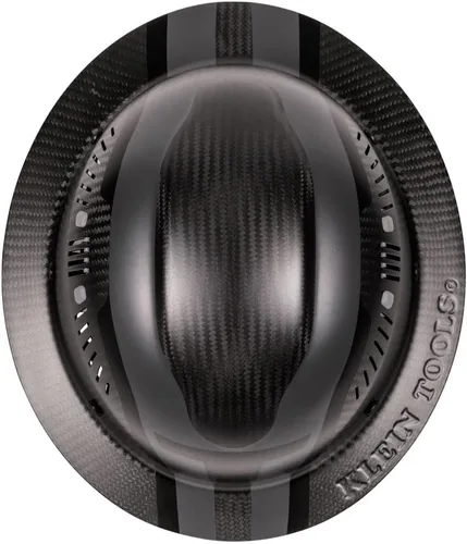 Miniatura 10 de Klein Tools 60514 Casco duro, ala completa de fibra de carbono serie K12, linterna frontal recargable, ventilada, clase C, tipo 1, Spartan