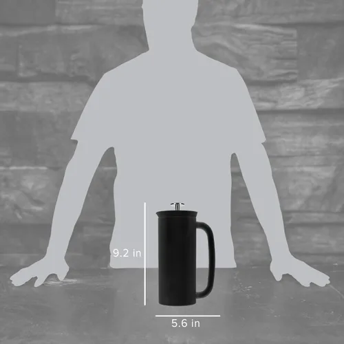 Miniatura 2 de ESPRO P7 - Cafetera de prensa francesa de acero inoxidable 304 - Cafetera de prensa francesa con microfiltro patentado de doble pared y aislante