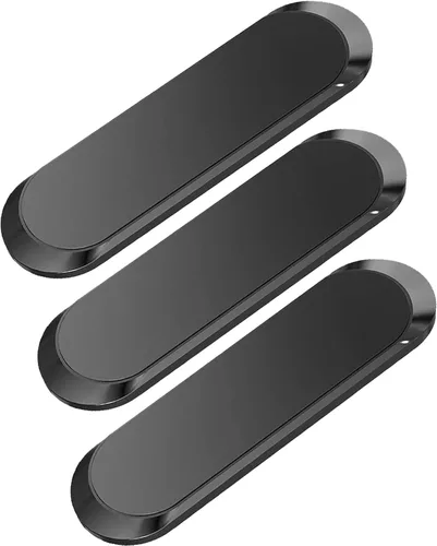 Miniatura 8 de Soporte magnético plano para teléfono, paquete de 4. Soporte de teléfono celular plateado para salpicadero de automóvil, pared, camión, kit