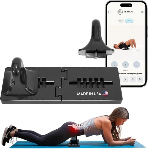 Miniatura 10 de Thrival - Herramienta de liberación muscular completamente ajustable para psoas, flexor de cadera, espalda, glúteo, iliaco y cuello para liberación