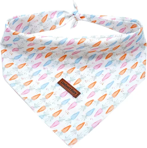 Miniatura 29 de Lionheart Glory Bandana para perro, bufanda azul para perro, estampado de cerveza, ajustable para perros pequeños a grandes