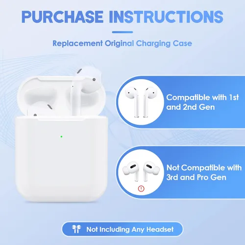 Miniatura 2 de Replacement Charging Case for Airpod 2nd(A2031, A2032) Charging Case, Air pod Charging Case Only with Bluetooth Pairing Sync Button