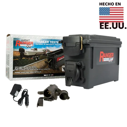 Miniatura 8 de Innovative Products of America #9101 Light Ranger MUTT (Estilo de Pinza de 7 Vías con Adaptador) Probador de Remolque