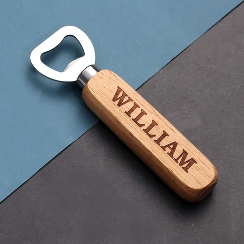Miniatura 9 de Abrebotellas de madera personalizado para hombre, Día del Padre, Navidad, regalos de cumpleaños para papá, papá, abuelo, tío, abrebotellas grabado