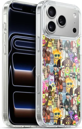 Miniatura 11 de Head Case Designs Funda de gel con licencia oficial de Rick and Morty Aliens Season 3 [protección de grado militar] compatible con Apple iPhone 12