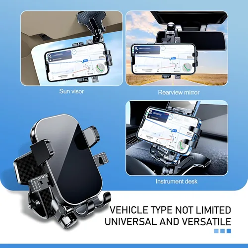 Miniatura 3 de Soporte universal para teléfono de automóvil, soporte de teléfono celular para salpicadero para tu automóvil, giratorio de 360 grados