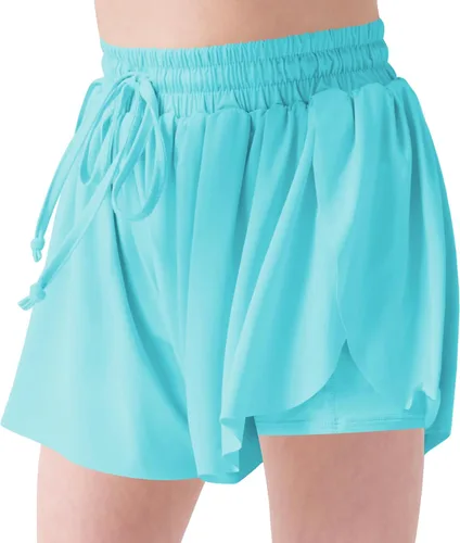 Miniatura 3 de Pantalones cortos fluidos con diseño de mariposa para niñas, pantalones cortos deportivos para niñas, pantalones cortos de mariposa para niños