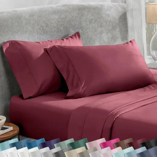 Miniatura 19 de Fundas de almohada de algodón de 400 hilos 22 - rosa