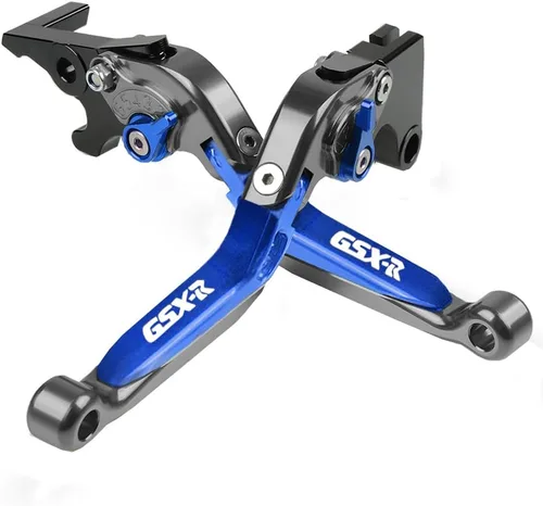 Miniatura 7 de 2 piezas de juego de extremos de empuñadura de manillar de motocicleta, compatible con Suzuki GSXR GSX-R GSXS 600 750 1000 (22mm 7/8" - Rojo)