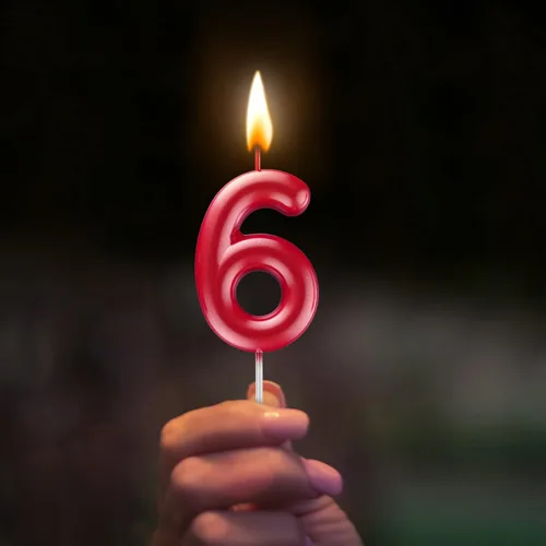 Miniatura 3 de Vela roja número 8 feliz cumpleaños número 3D velas para cumpleaños pastel decoración fiesta boda aniversario celebración suministros Rojo