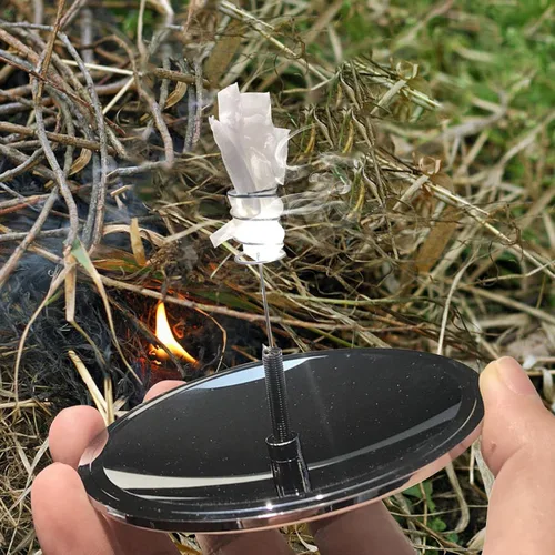 Miniatura 7 de 3 arrancadores de fuego solares aprovechan el poder del sol a la luz, kit de supervivencia solar para arrancadores de fuego, herramienta al aire 3