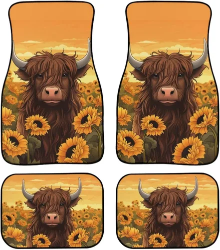 Miniatura 28 de Showudesigns Alfombrillas de automóvil de colibrí, accesorios para asiento delantero y trasero, alfombrillas de ajuste universal para SUV, camiones