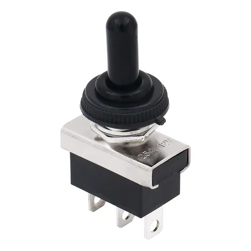 Miniatura 15 de Baomain, interruptor de conmutación SPST con apagado-encendido, 2 clavijas, 12 V 25 A con cubierta impermeable para auto