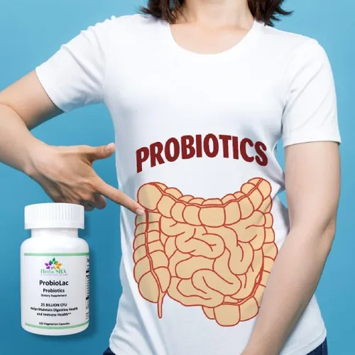 Miniatura 5 de ProbioLac - Mezcla Probiótica Avanzada - Apoya la salud intestinal y el equilibrio digestivo - 20 mil millones de UFC, 10 cepas probióticas